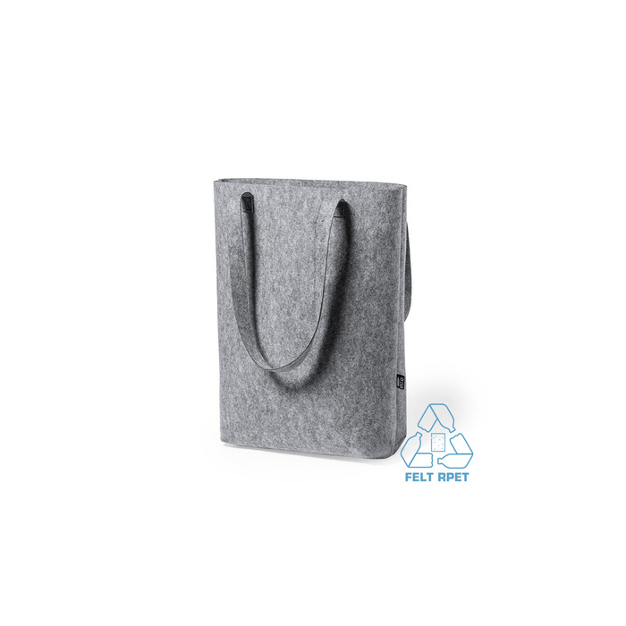 Torba z filcu RPET na zakupy grafitowy