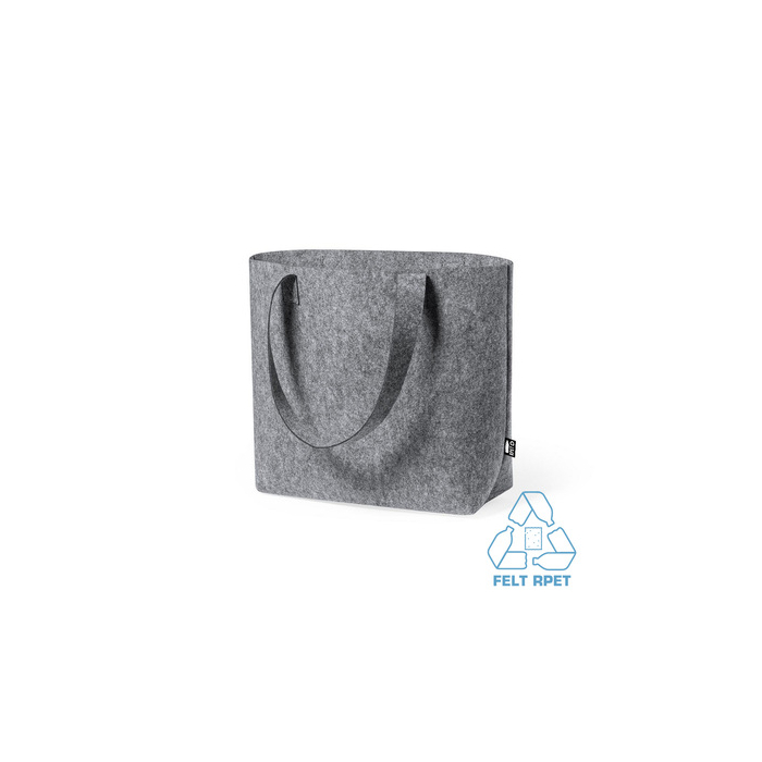 Torba z filcu RPET na zakupy grafitowy