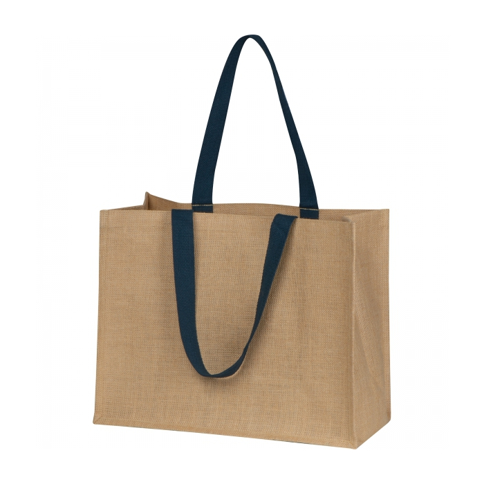 Torba z juty, granatowy