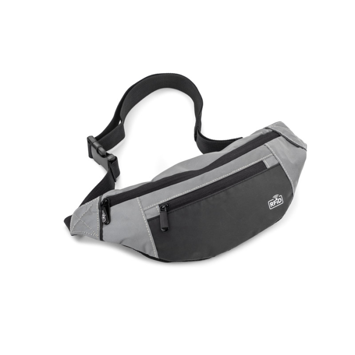 Torebka biodrowa rPET MARTE popielaty (szary)