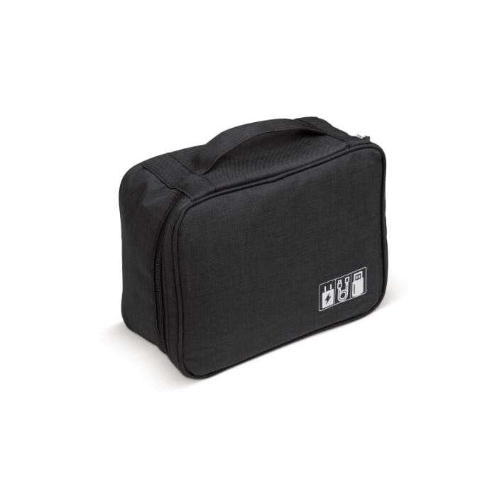 Travel Essentials organizer na sprzęt elektroniczny, czarny
