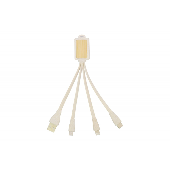 TREE + 1 - Zestaw kabli wykonany ze słomy pszennej