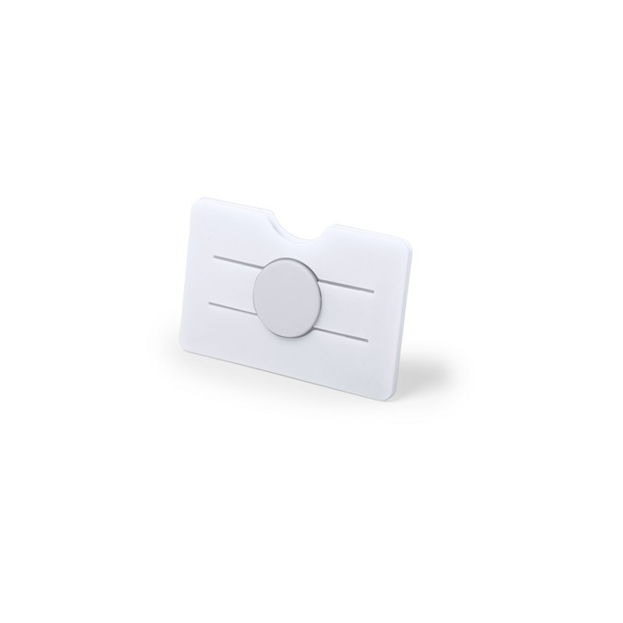 Uchwyt do telefonu, etui na karty kredytowe biały