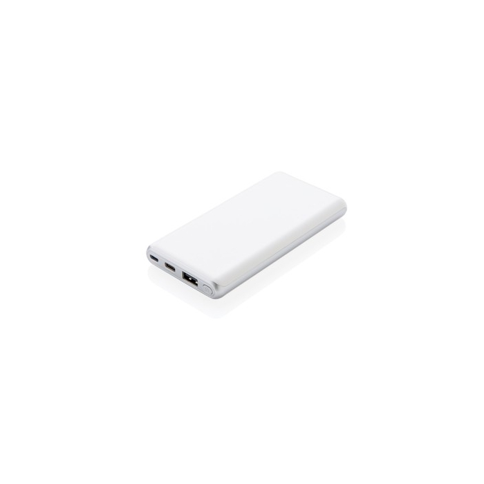 Ultra szybki power bank 10000 mAh z PD biały
