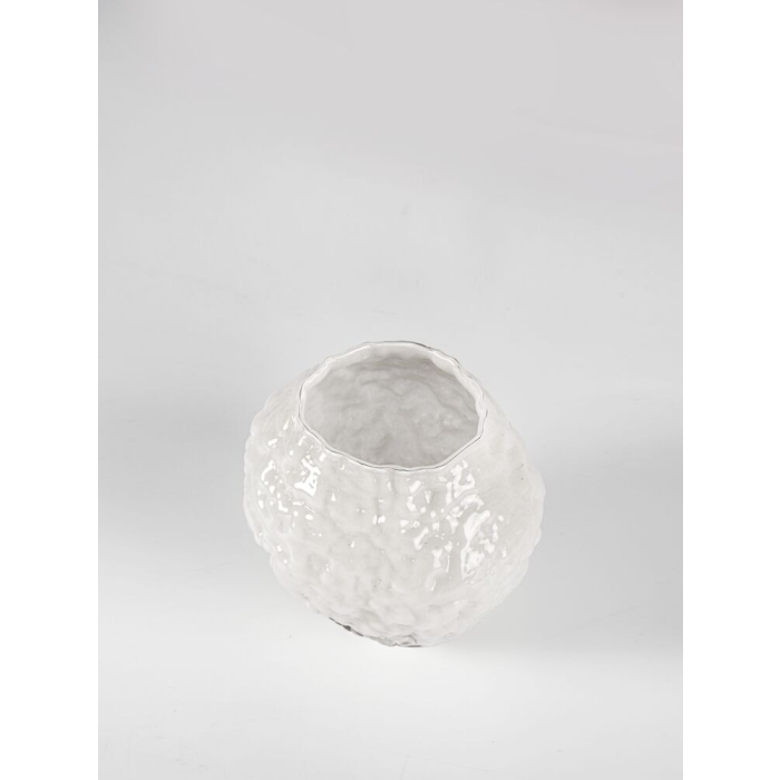 Wazon CORALLO XS, kremowa biel