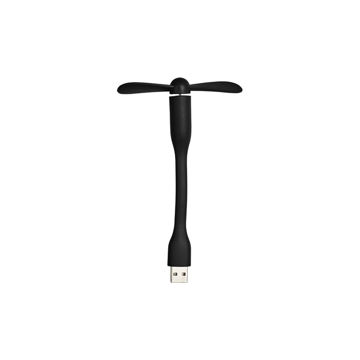 Wiatrak USB do komputera czarny