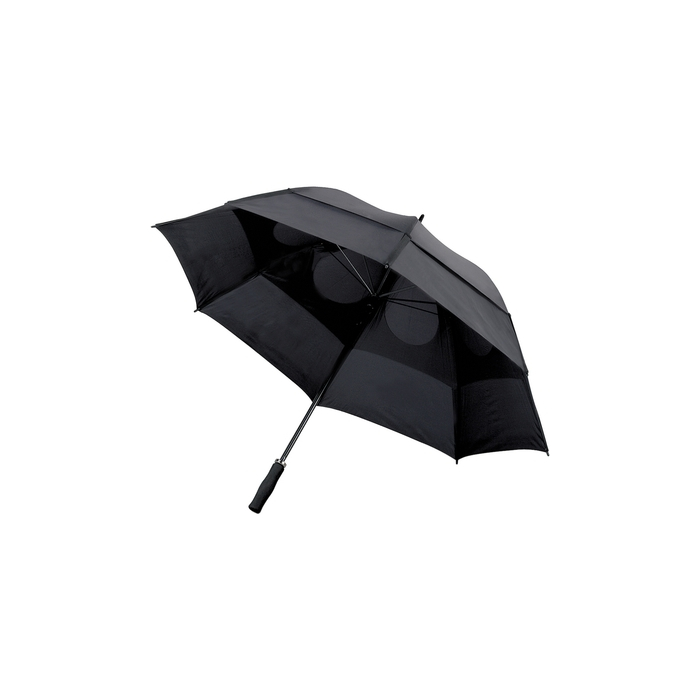 Wiatroodporny parasol manualny czarny