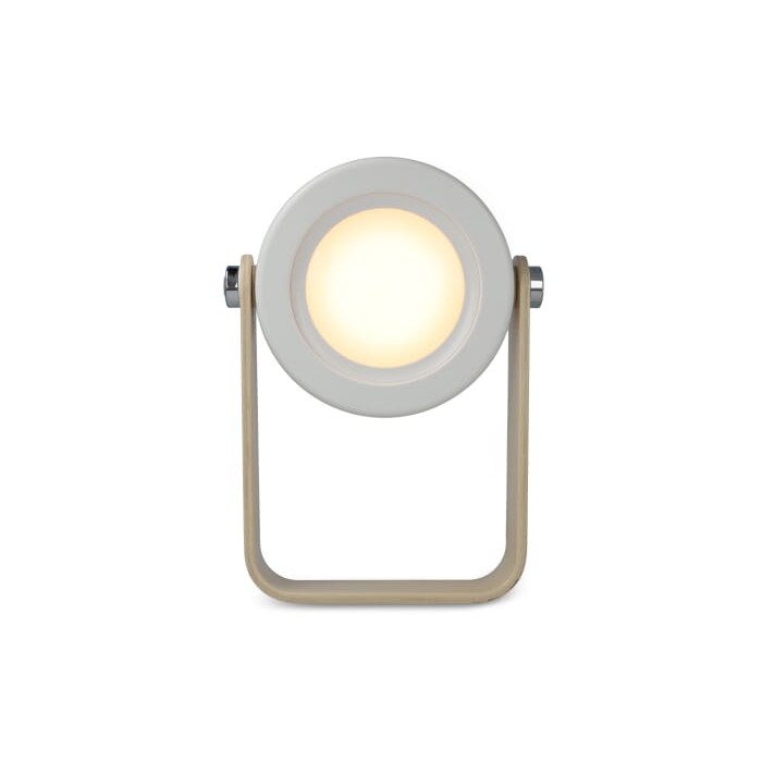 Wielofunkcyjna lampa LED Coollux z bambusowym uchwytem