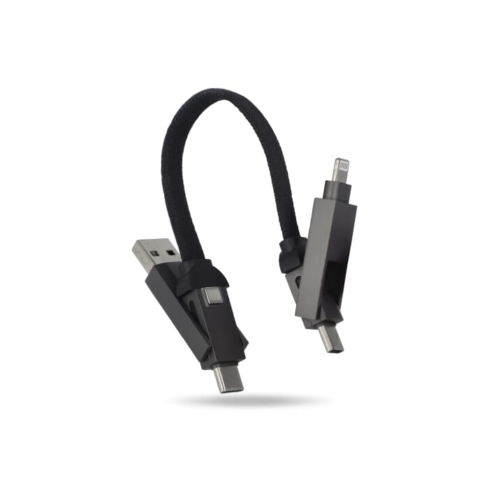 Wielofunkcyjny brelok OTG z kablem 4 w 1 o mocy 60 W