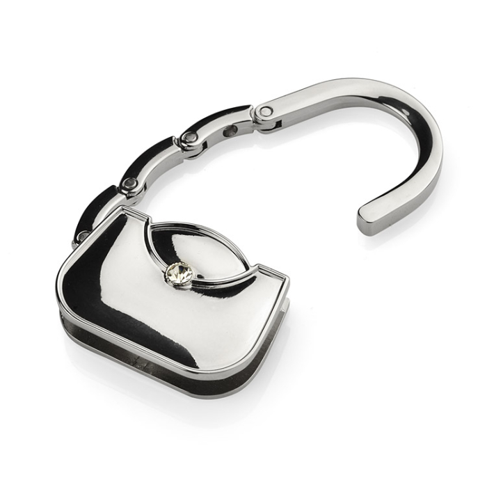 Wieszak na torebkę LADY srebrny