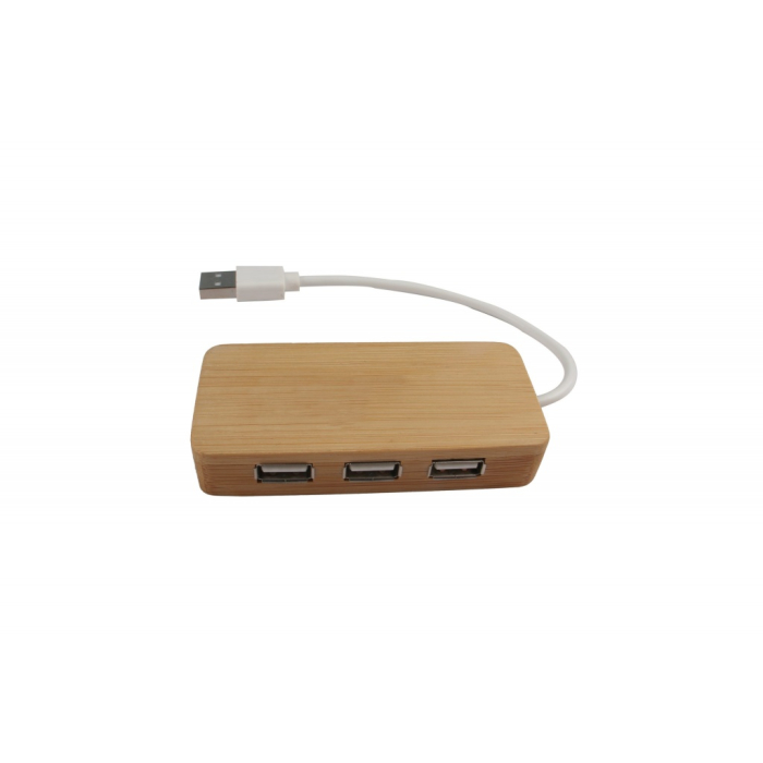 WOODZ CONNECTOR - Rozgałęziacz portów USB z bambusa