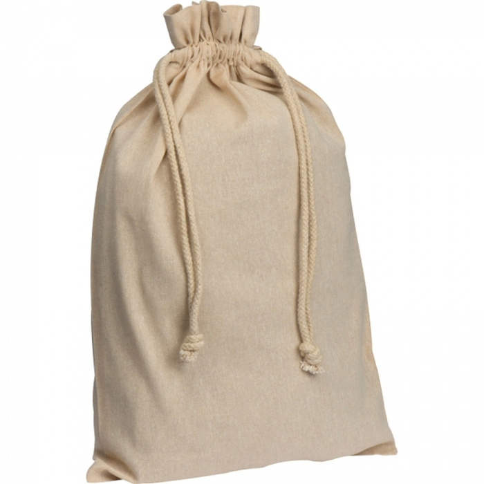 Woreczek bawełniany, duży 110 g/m2, beżowy
