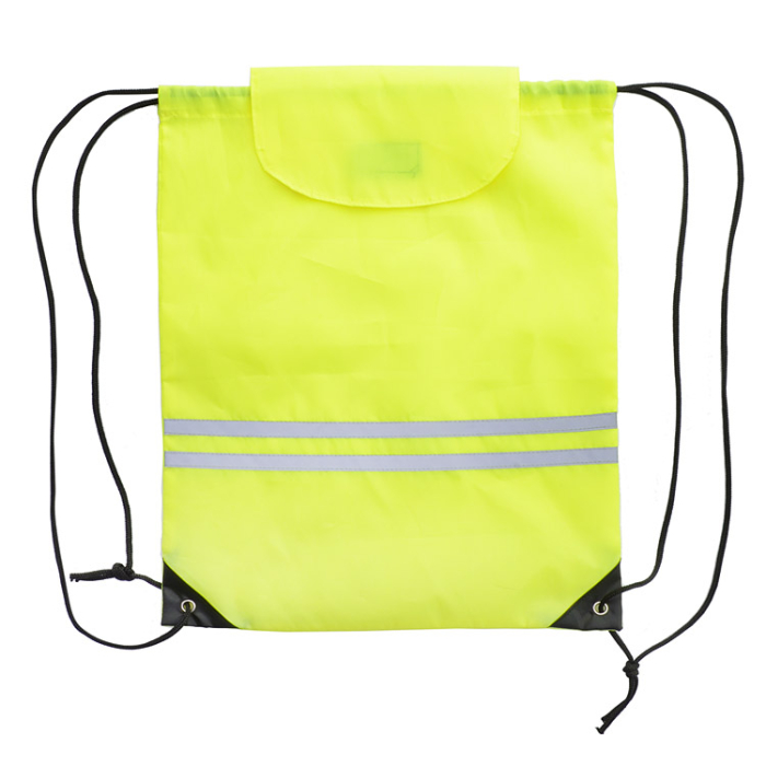 Worek na sznurkach REFLECT żółty