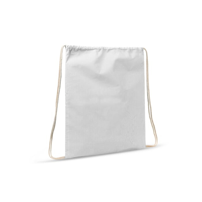 Worek plecak bawełniany OEKO-TEX® 35x45cm, biały