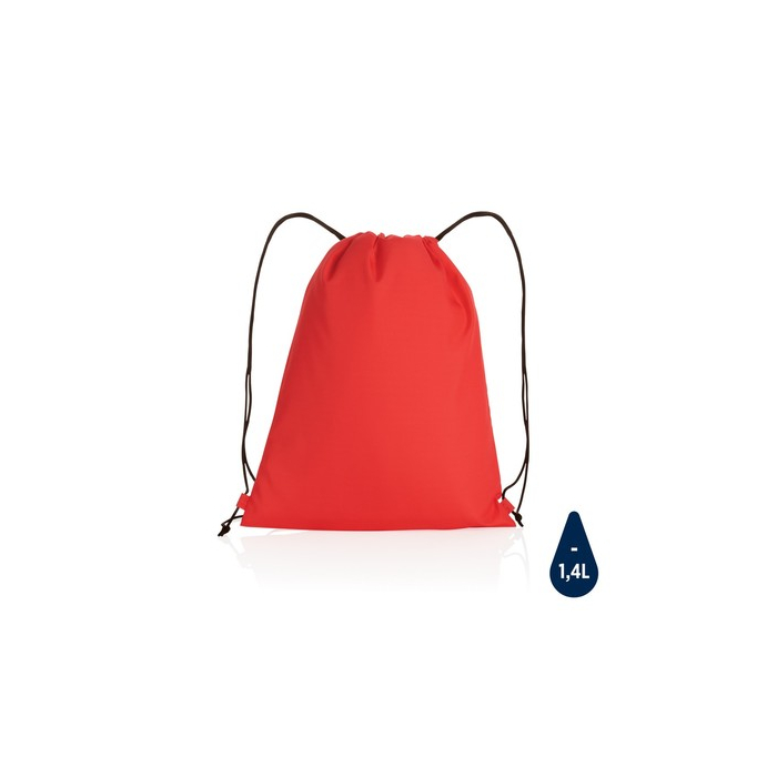 Worek ze sznurkiem Impact AWARE™ RPET czerwony