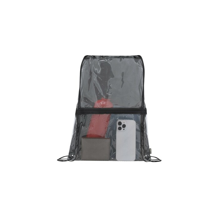 Worek ze sznurkiem RPET czarny