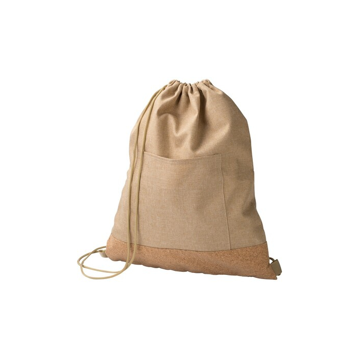 Worek ze sznurkiem RPET khaki