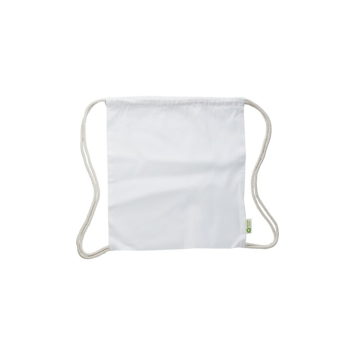 Worek ze sznurkiem z bawełny biały