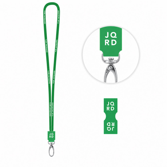 Wydrukowana próbka Lanyard TUBE JACQUARD Long (Ø 7 mm)