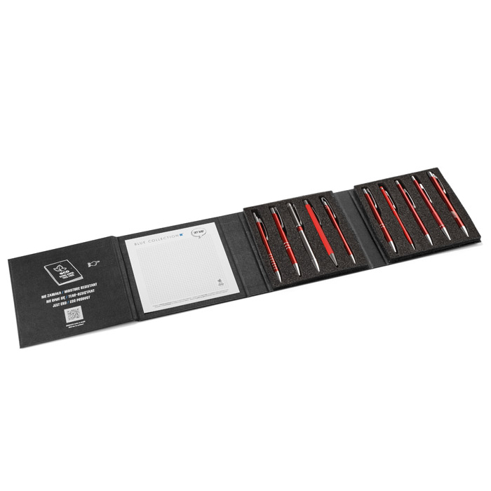 Wzornik długopis czerwony czarny