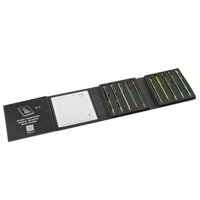 Wzornik długopis zielony czarny