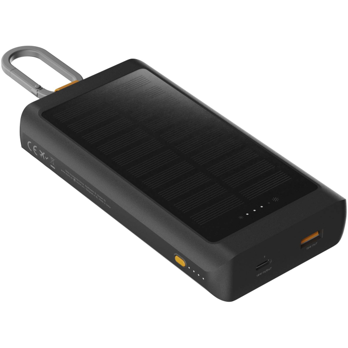 Xtorm XG2S101 Go2 powerbank solarny o pojemności 10.000 mAh i mocy 15 W ze światłem 