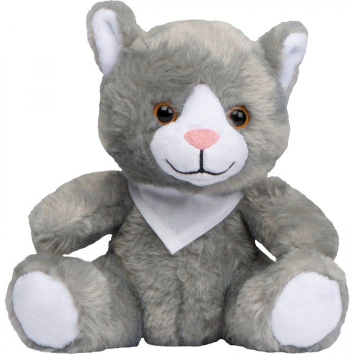 Zabawka pluszowy kotek, szary