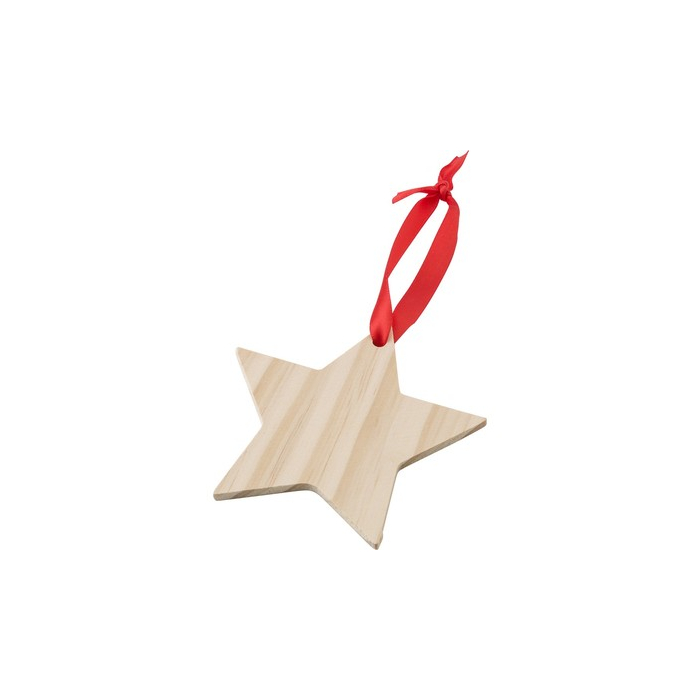 Zawieszka świąteczna "gwiazda" jasnobrązowy
