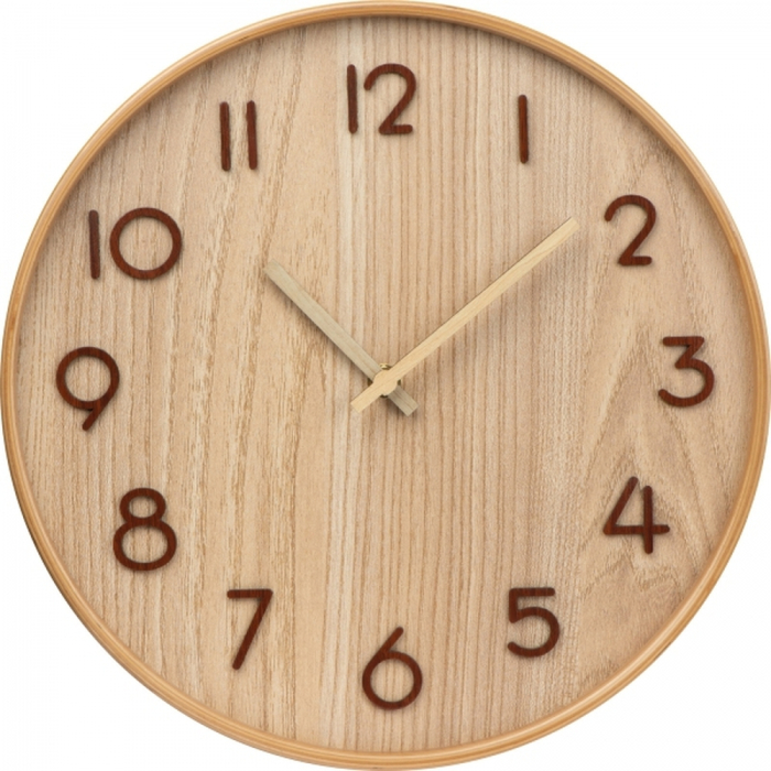 Zegar ścienny, beżowy