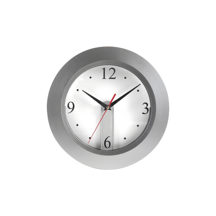 Zegar ścienny srebrny