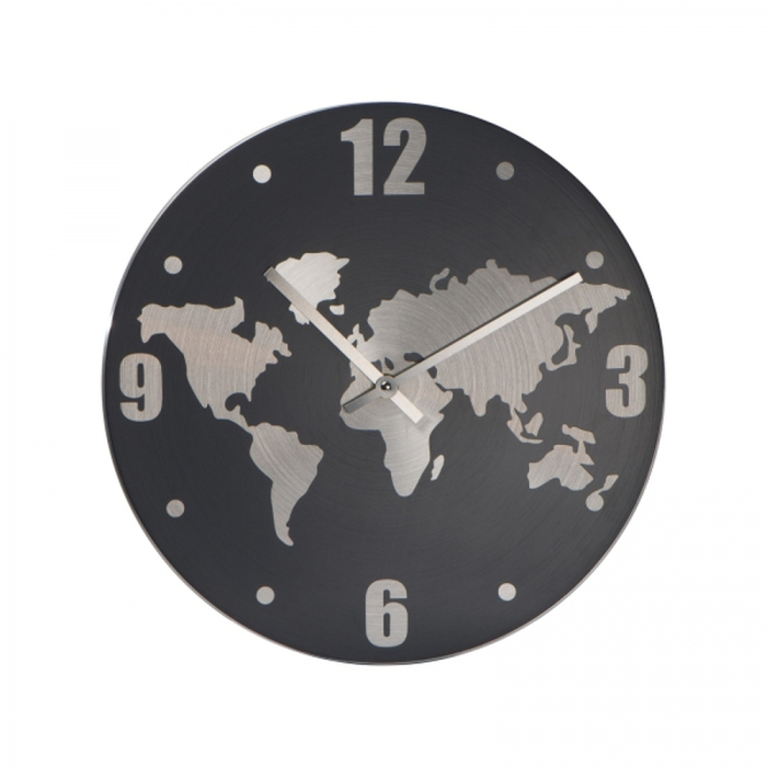 Zegar ścienny, szary