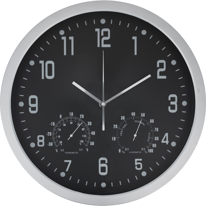 Zegar ścienny CrisMa, czarny