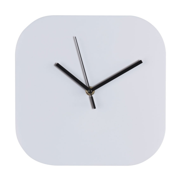 Zegar ścienny plastikowy BEL AIR, biały