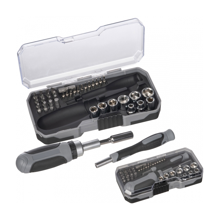 Zestaw 41 narzędzi, szary