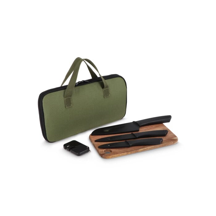 Zestaw 6 noży InSideOut Chef on the Go , zielony