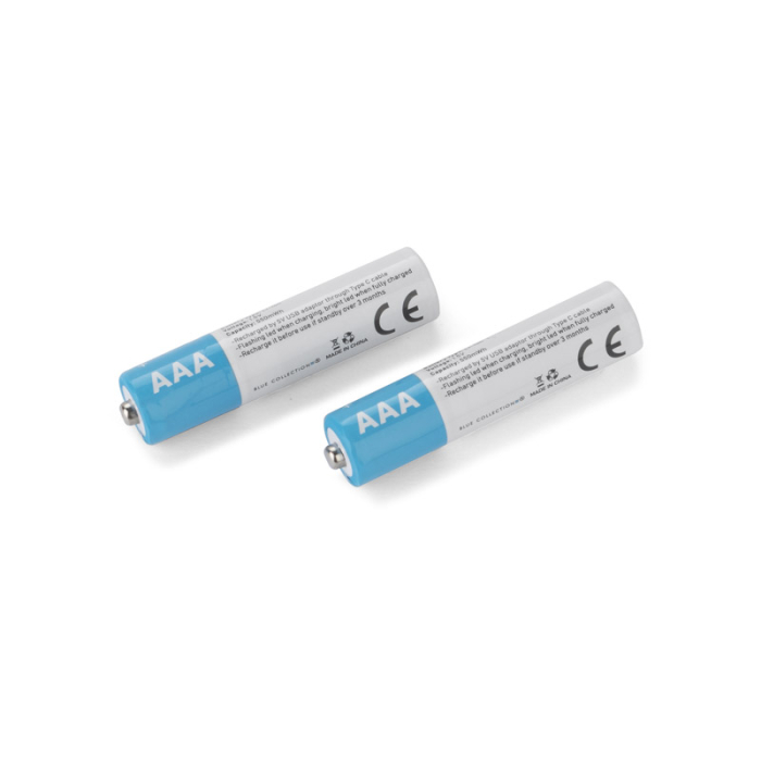 Zestaw akumulatorków AAA 450 mAh przezroczysty