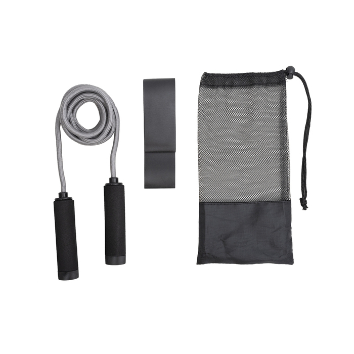 Zestaw do fitness Action, czarny