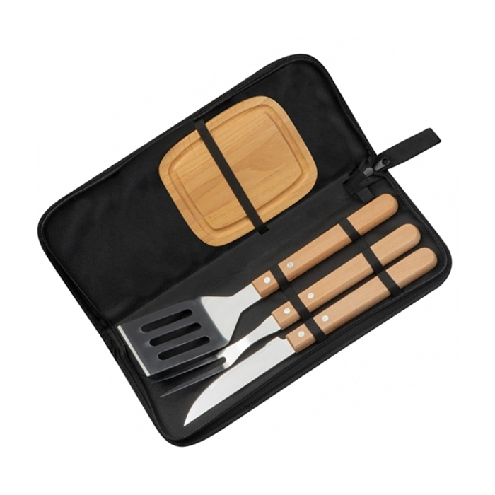 Zestaw do grilla BELFAST, czarny