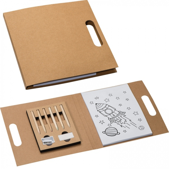 Zestaw do kolorowania, brązowy