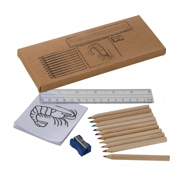 Zestaw do kolorowania LITTLE PICASSO, brązowy