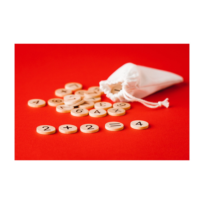 Zestaw do nauki liczenia Count-me-in, beżowy