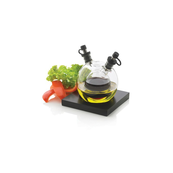 Zestaw do oleju i octu Orbit czarny