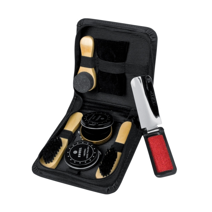 Zestaw do pielęgnacji obuwia CANNES, czarny