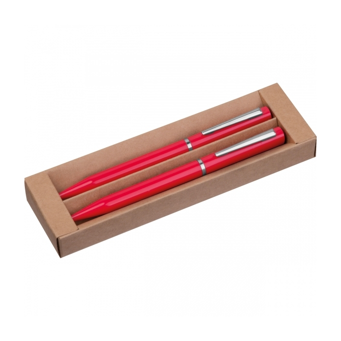 Zestaw do pisania BOGOTA, czerwony