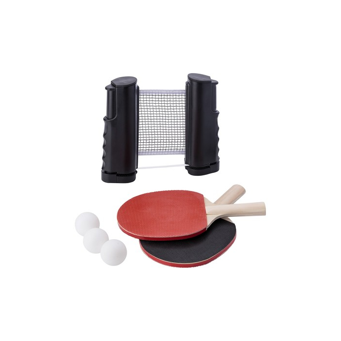 Zestaw do tenisa stołowego czarny