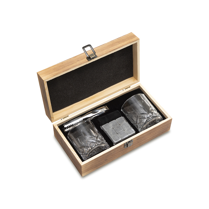 Zestaw do whisky Adare, brązowy