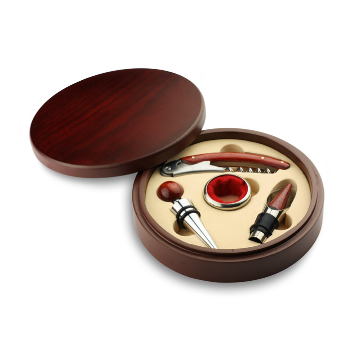 Zestaw do wina GRUNER brązowy