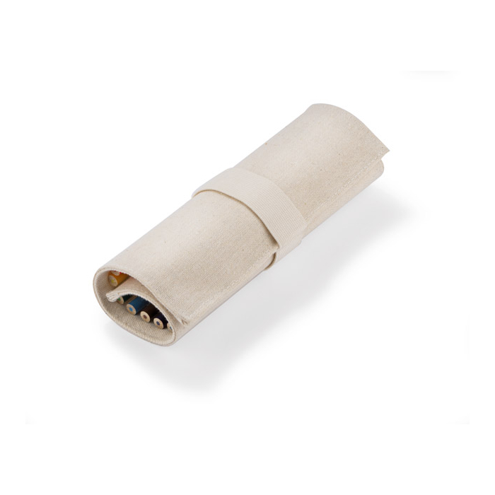 Zestaw kredek w etui LABI beżowy (naturalny)