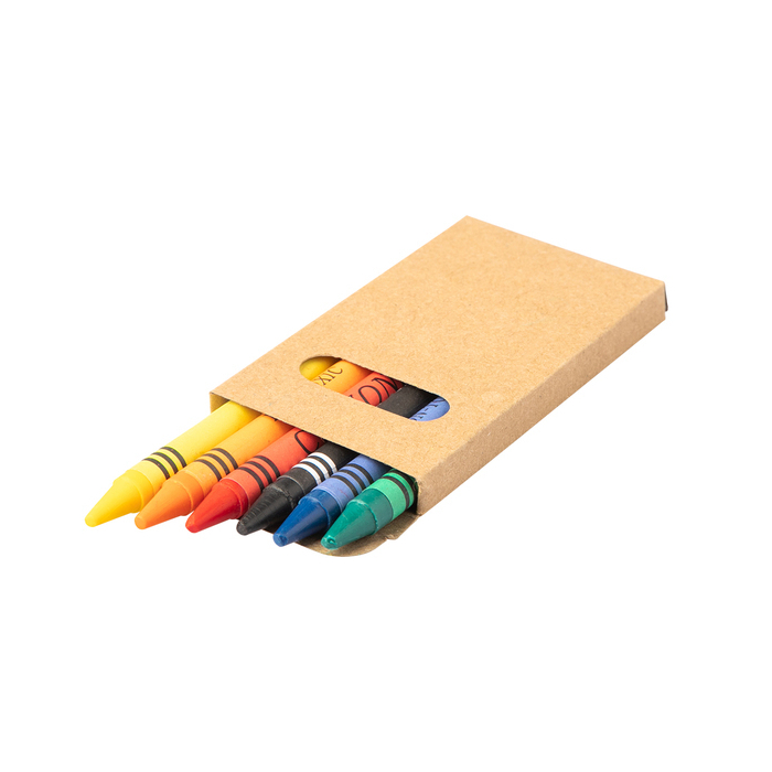 Zestaw kredek woskowych 8 cm, ecru