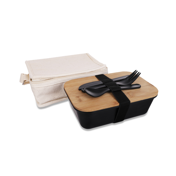 Zestaw na lunch Take Away, beżowy